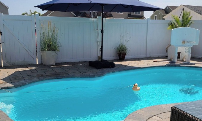 Manahawkin House | Beach Haven West Waterfront Oasis with Heated Pool