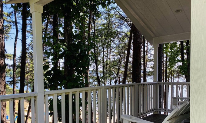 Steele Creek Cabin | Beach View Studio Cabin with Private Porch #13 at Long Cove Resort by RedAwning