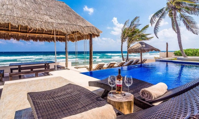 Soliman Bay Villa | Beachfront 6-bedroom villa in Tankah Bay!