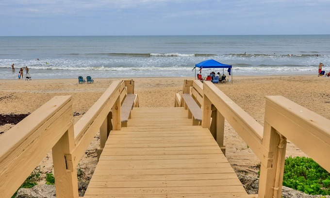 Bethune Beach Condo | Beachfront Chadham by the Sea with Riverviews! Quiet car-free beach location! CH419