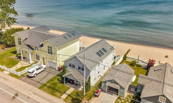 North Greece House | Beachfront Home On Lake Ontario W/60 ft Of Private Beach
