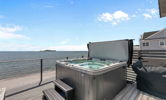 Milford House | Beachfront Home- Quiet, On The Water In Milford Connecticut