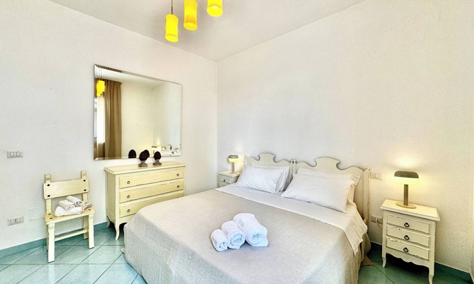 Santa Maria al Bagno Apartment | Beachfront house with garden and veranda