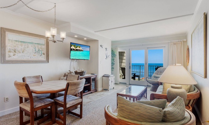 Nags Head Condo | Beachfront Nags Head condo w/deck & family entertainment