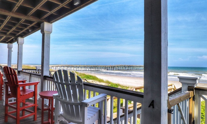 Topsail Beach Condo | Beachfront oasis with unbeatable views. Just steps to the beach or town!