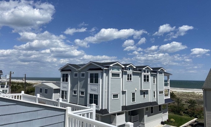 Sea Isle City House | Beachfront Paradise: 5BR Upscale Home with Multiple Decks and Ocean Views