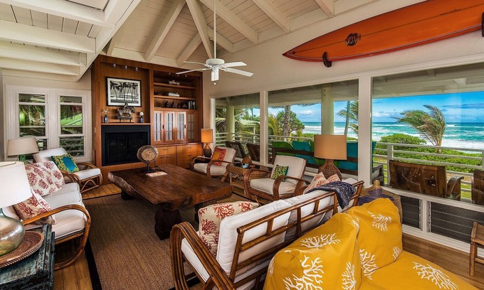 Hanalei House | Beachfront Tropical Dream House! TVNC#4299
