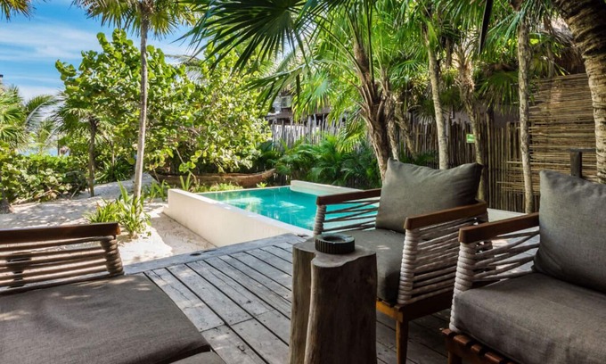 Zona Hotelera Villa | Beachfront villa - Early booking 20% OFF at Tripintravel!