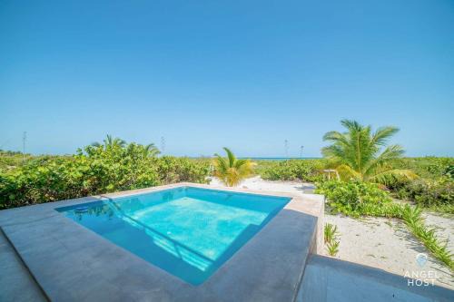 Progreso Municipality House | Beachfront Villas with Private Pool Steps to the Sea!