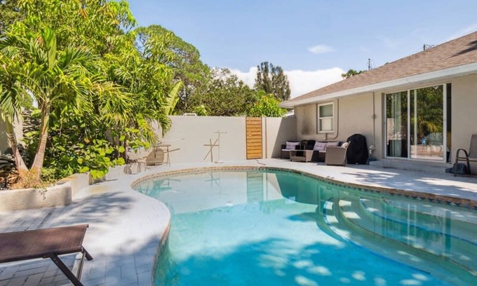 South Sarasota House | Beachside Bliss Pool Paradise Home