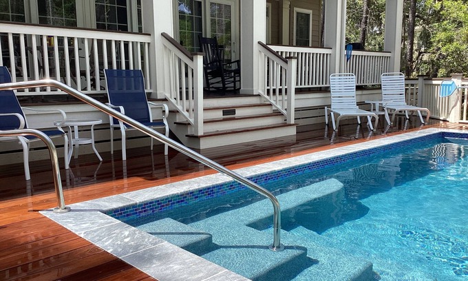 Vanderhorst Plantation House | Beautiful 4 bedroom/4 bath home with private heated pool, Discounted Fall Rates