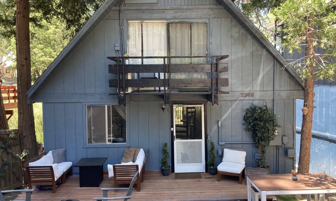 Arrowbear Lake Cabin | Beautiful A-Frame Mountain Cabin with Hot Tub!