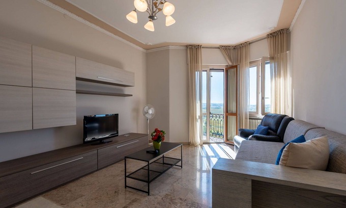 Agliano Terme Apartment | Beautiful apartment for 4 people with A/C, WIFI, balcony and panoramic view