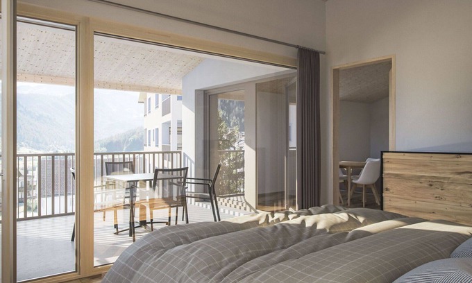 Savognin Apartment | Beautiful apartment for 4 people with WIFI, TV, balcony, panoramic view and parking