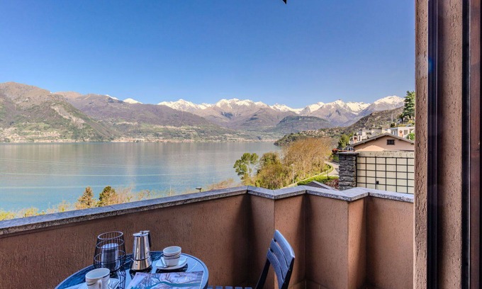 Dorio Apartment | Beautiful apartment for 4 people with WIFI, TV, balcony and panoramic view