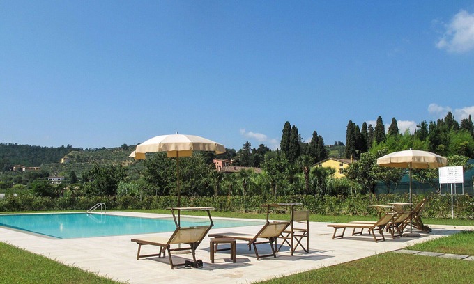 San Michele di Moriano Villa | Beautiful apartment in villa for 4 people with pool, WIFI, A/C, TV, terrace and parking