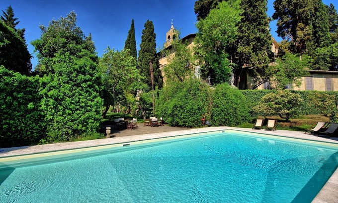 Montespertoli Other | Beautiful apartment for 2 people with WIFI, pool, A/C, panoramic view and parking