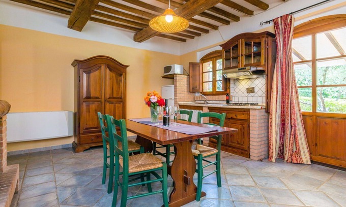 Riparbella Apartment | Beautiful apartment for 6 people with WIFI, A/C, pool, TV, patio and parking