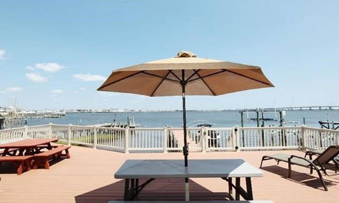 Beach Haven West House | Beautiful Bay Front Home near LBI Jersey Shore with Private Waterfront Dock