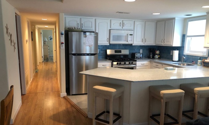 Dennisville Condo | Beautiful Beach Front Condo 2 large decks. One facing the ocean and the other facing the bay.