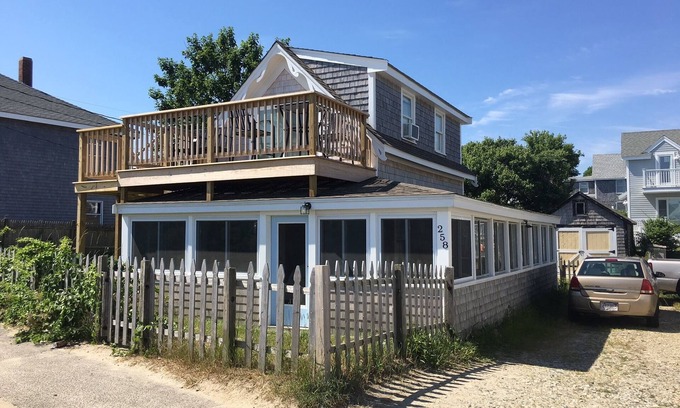 Plymouth House | Beautiful Beach House with Guest House on White Horse Beach Stunning Ocean Views