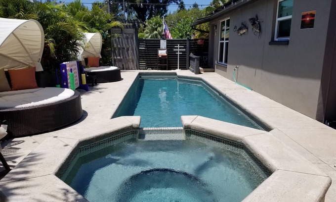 Sunset Beach Cottage | Beautiful Beach Cottage w/Private Heated Pool & Spa - Heart of Sunset Beach
