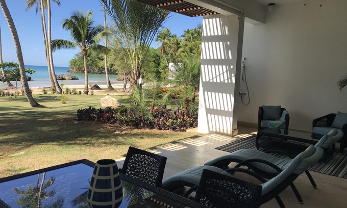 Las Terrenas Condo | Beautiful Beachfront Condo 50 Steps from Beautiful Playa Bonita Beach