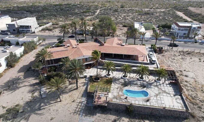 Bahia Kino House | Beautiful beachfront 7 BR 6.5 BtR colonial style estate on 30,000 sqft lot
