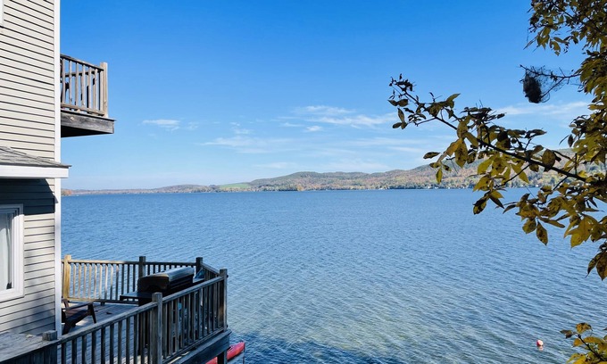 Richfield Springs House | Beautiful Big Lake Front House W/gorgeous lake views