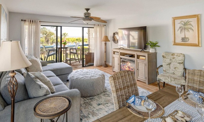 Oceanmarsh Subdivision Condo | Beautiful Condo with Ocean View and Pet Friendly