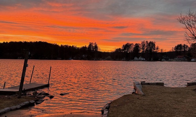 Lochmere House | Beautiful contemporary home with a dock on Lake Winnisquam