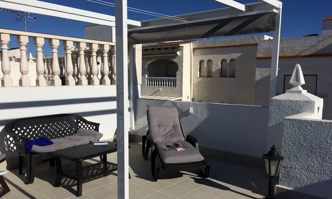 San Miguel de Salinas Apartment | beautiful little house in orihuela costa (costa blanca) with solarium terrace