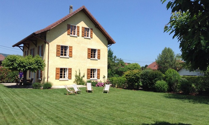 Saint-Jorioz House | Beautiful family home , big lawned garden with stunning views across mountains