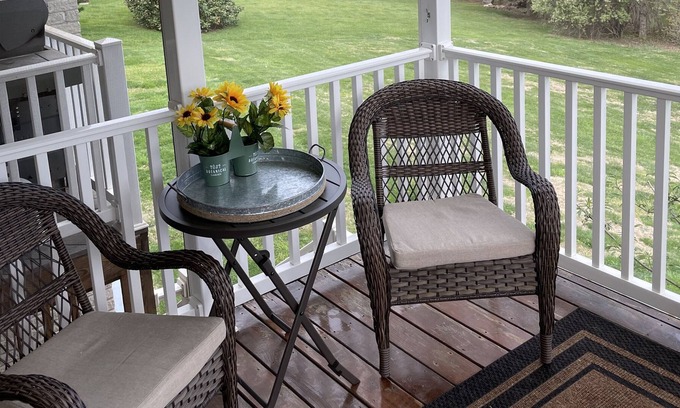 Forest Apartment | Beautiful Farmhouse, Terrace Level Apartment, 13 min. from LU