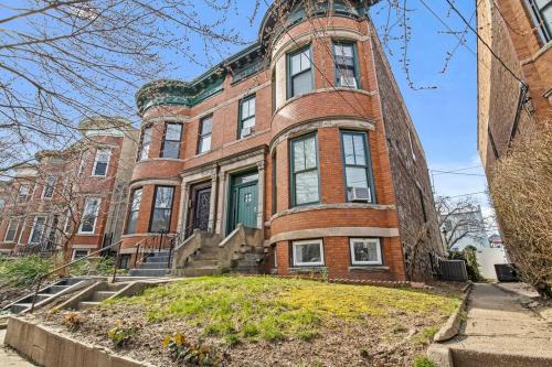 Greenville House | Beautiful Green Door Brownstone