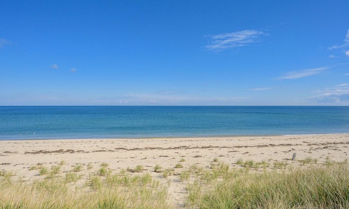 Sagamore Beach House | Beautiful home across the street from Sagamore Beach with ocean views
