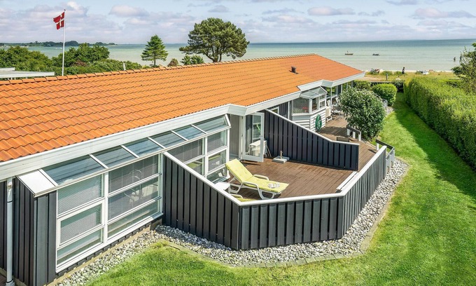 Bjert House | Beautiful home in Bjert with sauna