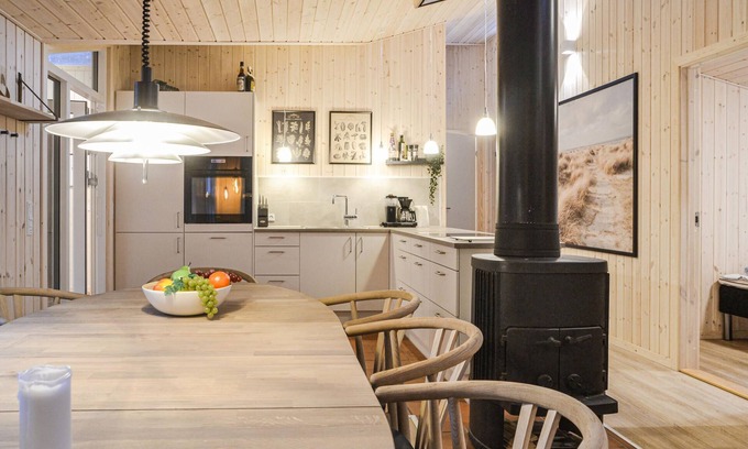 Mosevra House | Beautiful home in Oksbøl with sauna