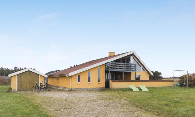 Vorupør House | Beautiful home in Thisted with sauna