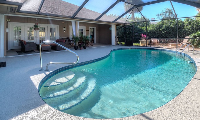 Vero Beach House | Beautiful home, Oceanside Castaway Cove- steps to the beach!