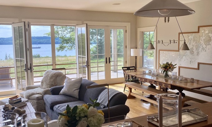 Brooksville House | Beautiful Home over looking Smith Cove on Bagaduce Farm
