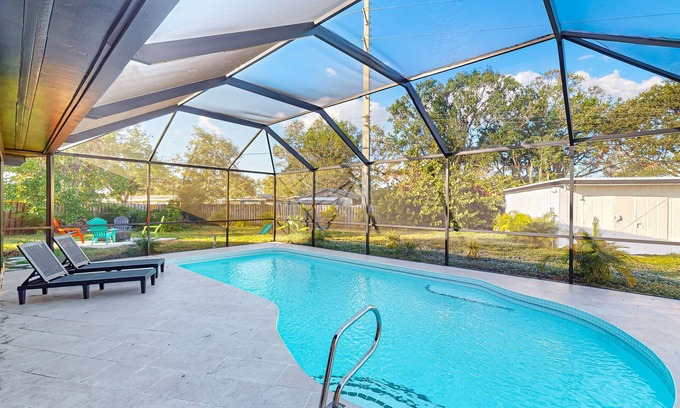 South Sarasota House | Beautiful home with private pool and space for the whole family