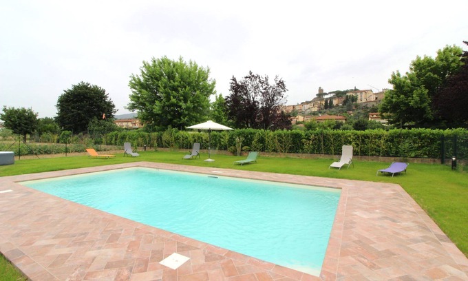 Castiglion Fiorentino Villa | Beautiful private villa for 6 guests with A/C, WIFI, private pool, TV and terrace, close to Cort.