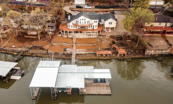 Rocky Mount House | Beautiful Lake Front Property, Amazing Views and a HUGE Private Dock!