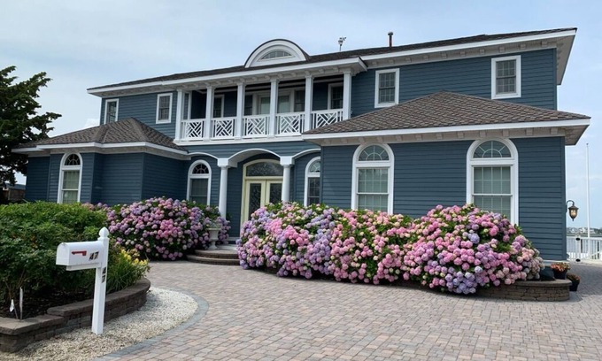 Beach Haven House | Beautiful Loveladies Bayfront Home, Private Beach, Pool, 6BR,5.5 Baths