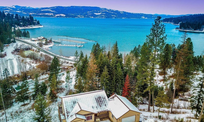 Harrison House | Beautiful NEW home in Carlin Bay on Lake CDA w/stunning views