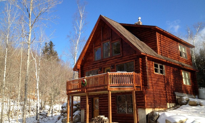 Carrabassett Valley House | Beautiful new Log Home - Sugarloaf