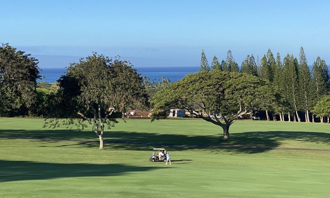 Kapalua Condo | Beautiful Ocean & Golf course views at this Kapalua Golf Villa, discounted 2024