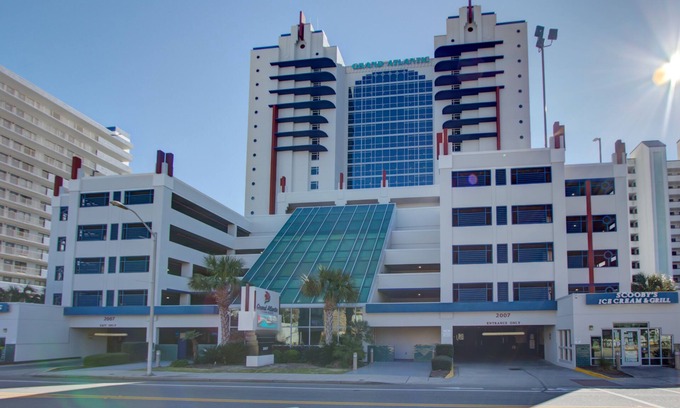 Myrtle Beach Condo | Beautiful Oceanfront, Grand Atlantic Resort, 3rd FL, Attached Parking Garage