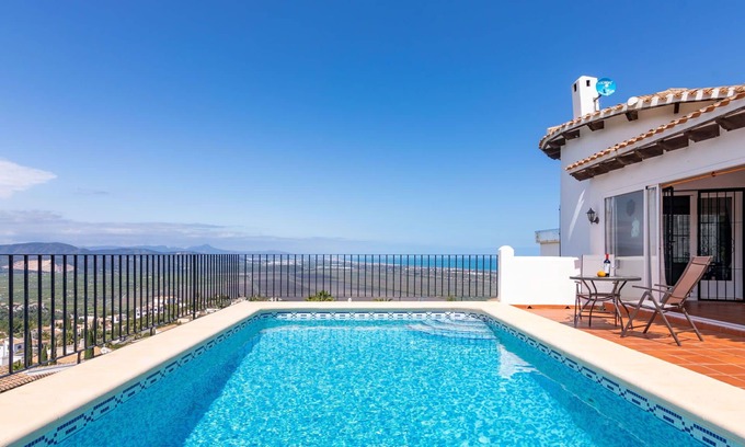 Monte Pego House | Beautiful private villa for 6 people with WIFI, A/C, private pool, TV, terrace and panoramic view
